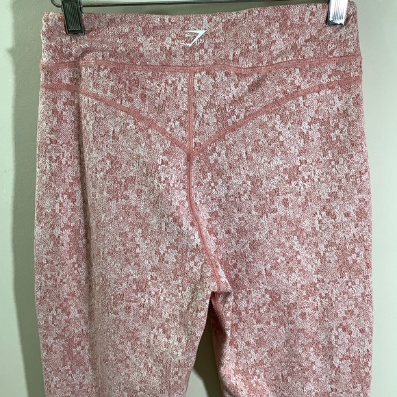 Gymshark Women’s Fleur Textured Mid-rise Gym Leggings - Picture 5 of 6